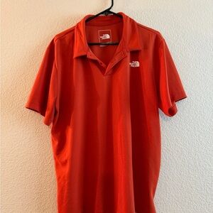 The North Face Men's Orange Polo Shirt